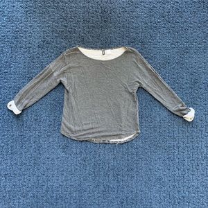 H&M divided distressed tee